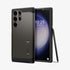 ACS05623 - Galaxy S23 Ultra Case Tough Armor in black showing the back